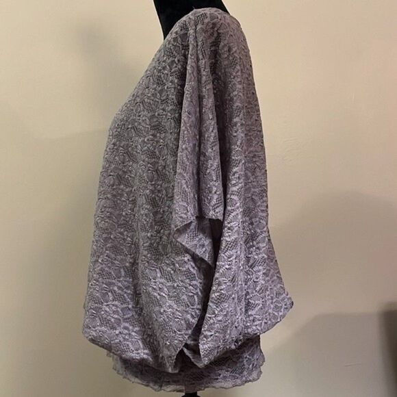 Style & Co Lace Taupe Blouse Ladies Size Small - Picture 4 of 8